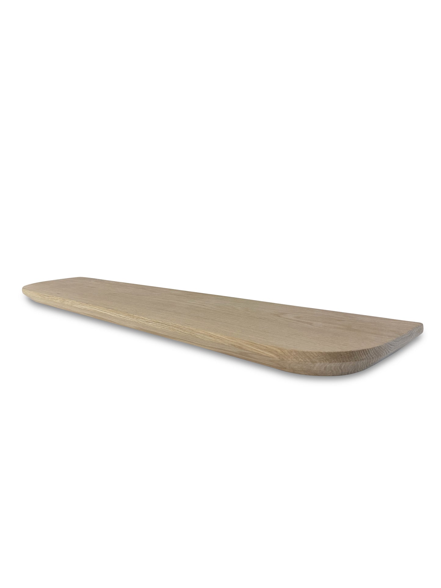 Eiken wandplank verjongd 40mm