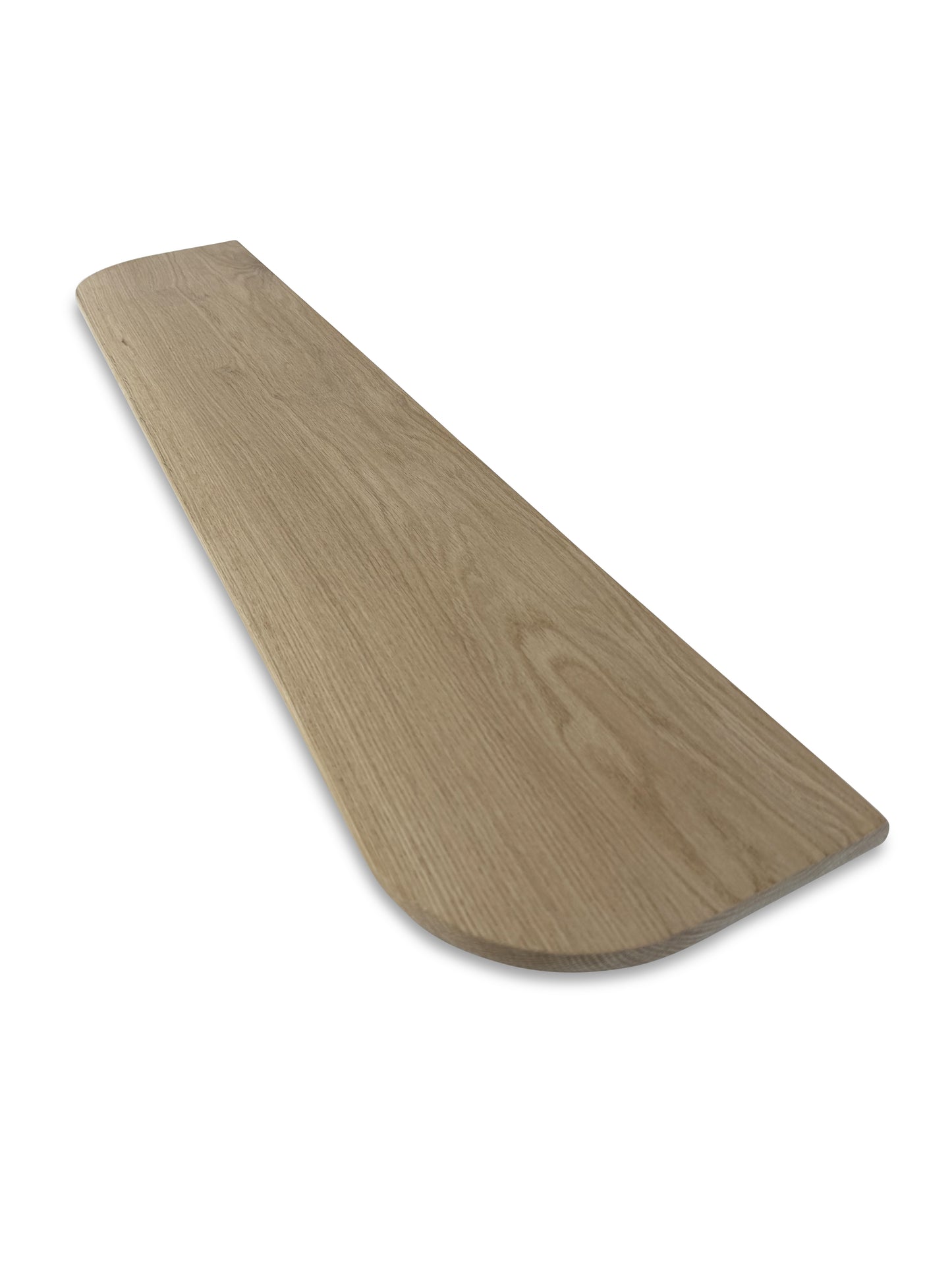 Eiken wandplank verjongd 40mm