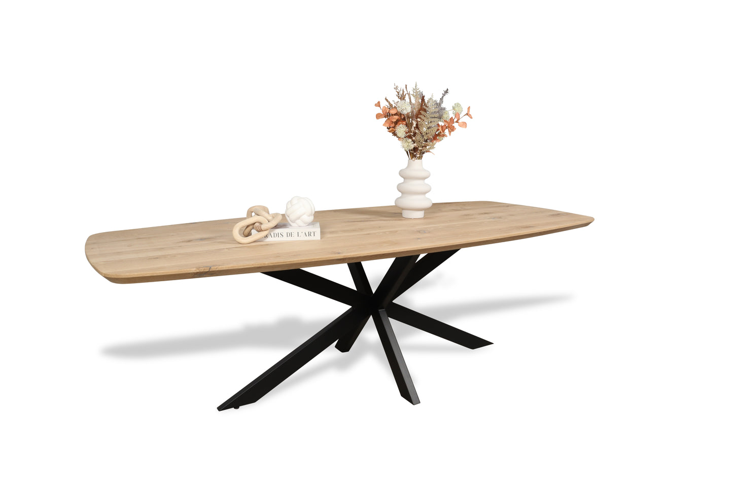Eiken Deens ovale eettafel Skye