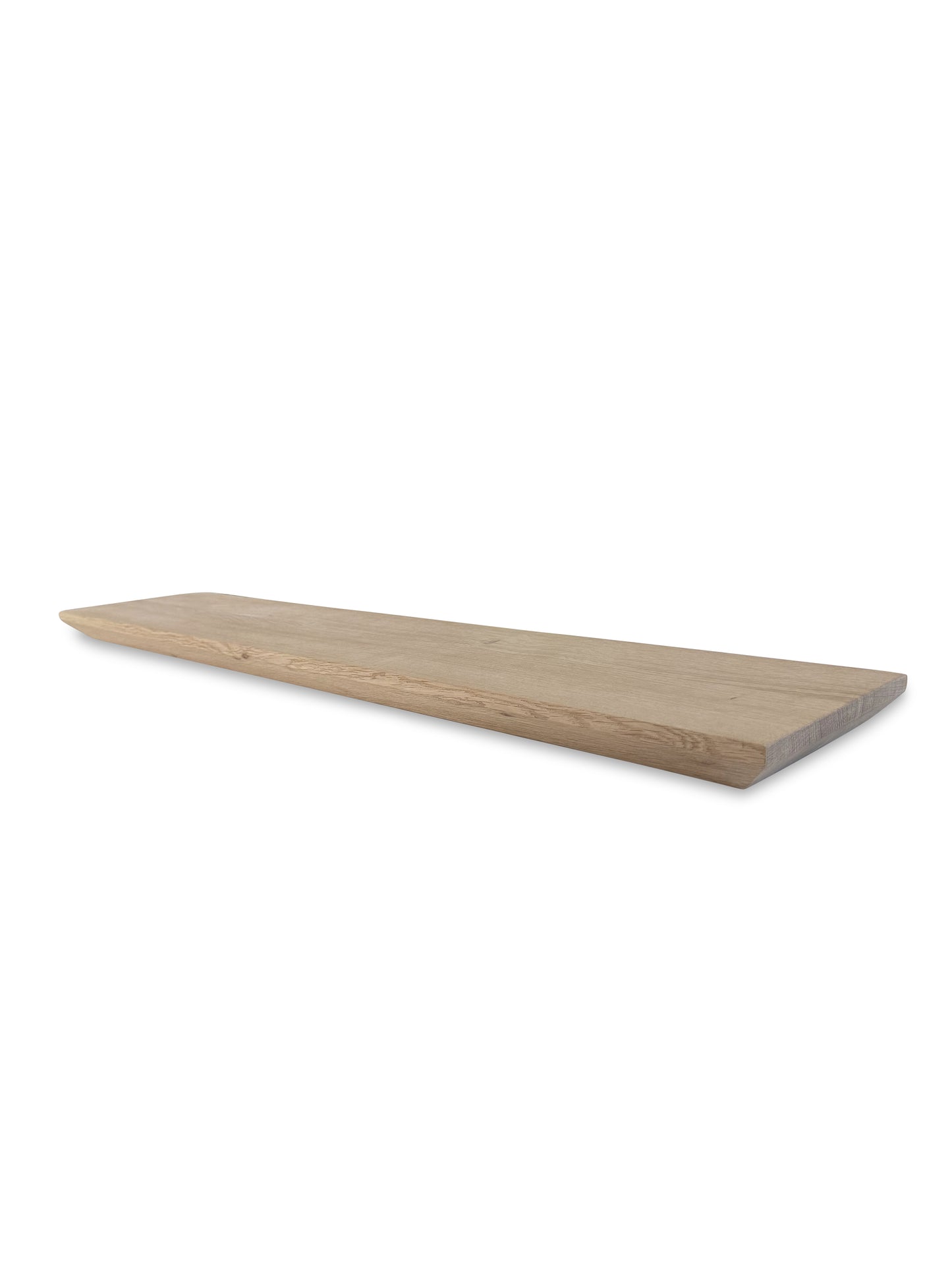 Eiken wandplank verjongd 40mm