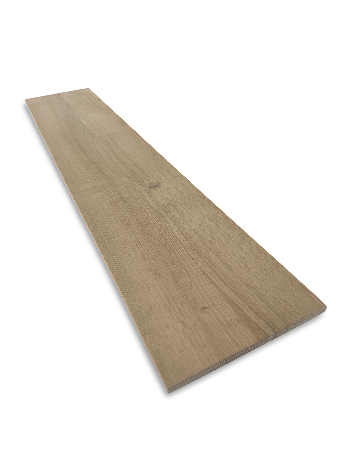 Eiken wandplank verjongd 40mm