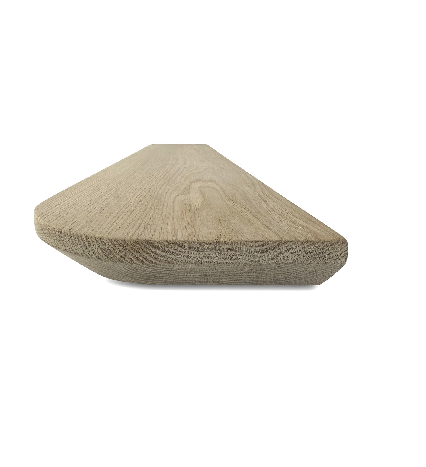 Eiken wandplank verjongd 40mm