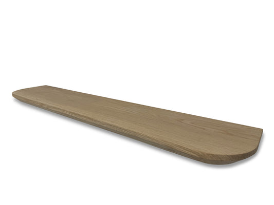 Eiken wandplank verjongd 40mm